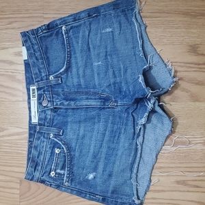 LOVERS + FRIENDS Distressed Shorts